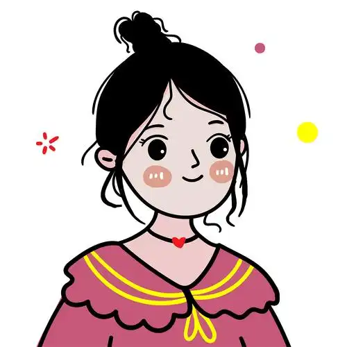 分享收藏食光机   美食app照片转插画练习原创人物插画练习标签头像