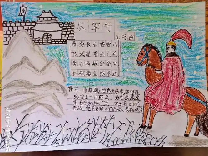 从军行——诗配画作业集