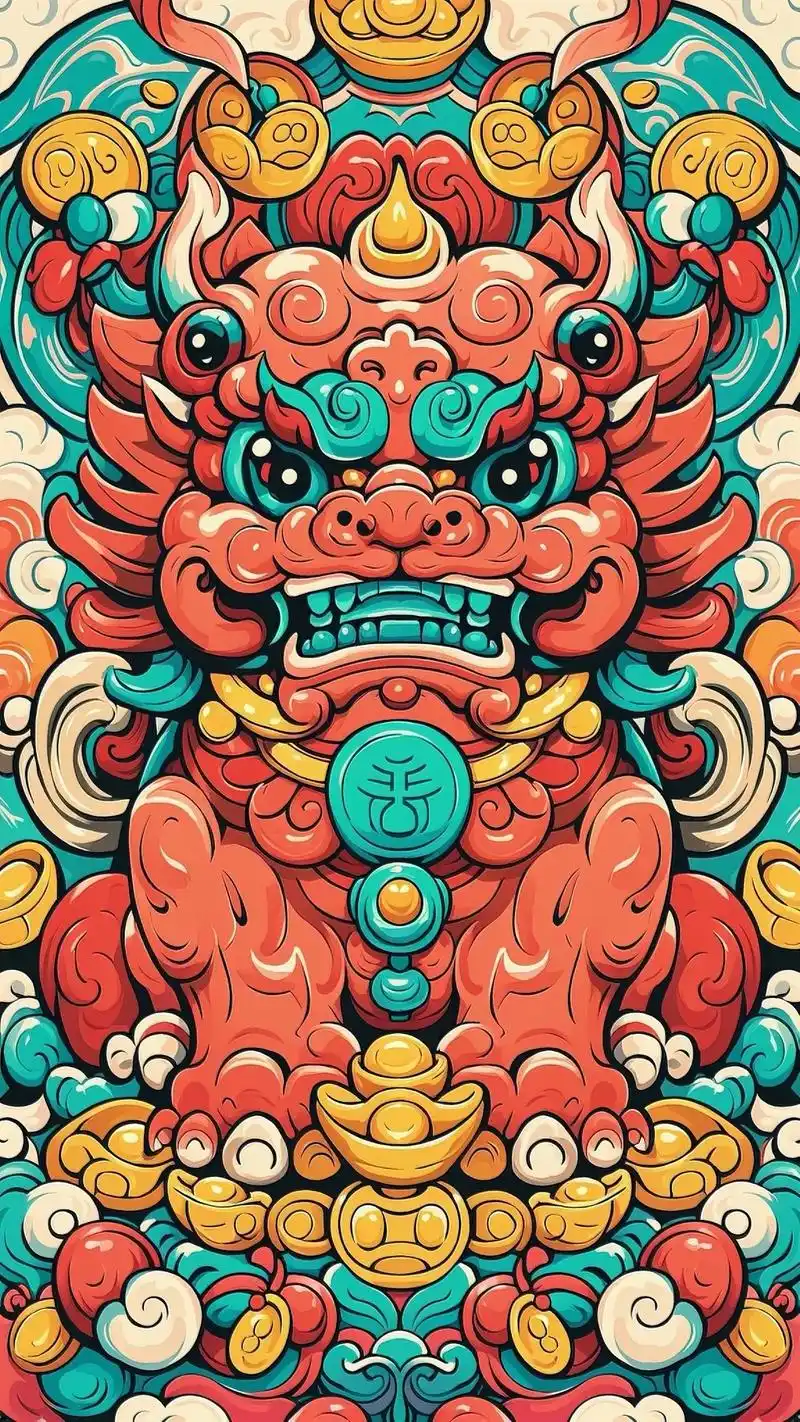 高清手机壁纸,貔貅,招财进 - 抖音