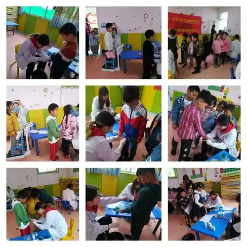 嘻嘻,是不是很勇敢.小朋友们在体检的时候学会了照顾自己