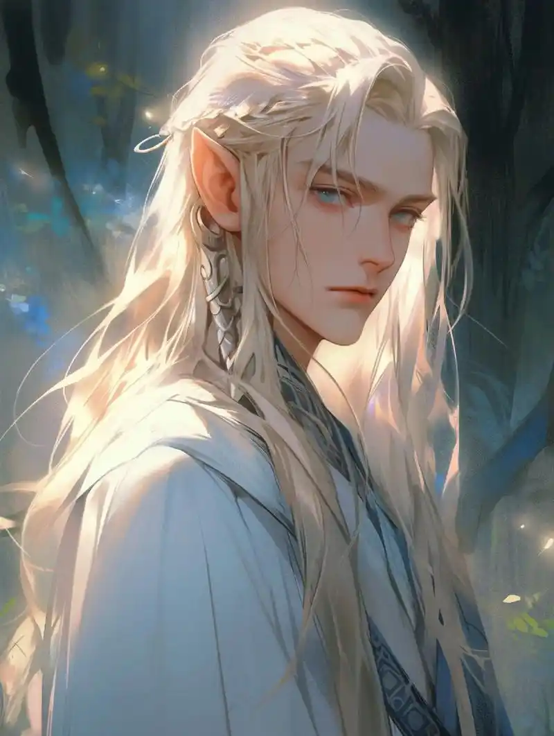 绝美的精灵王子#高质量头像 #动漫男头 #高级感 #从漫画里 - 抖音