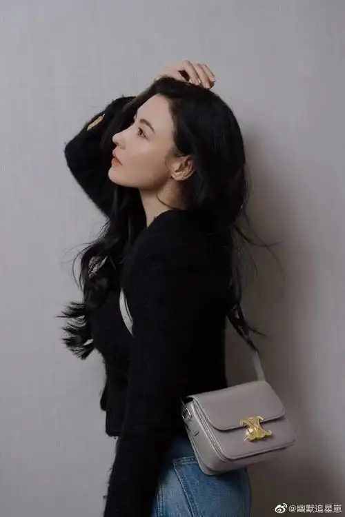 张柏芝侧颜状态