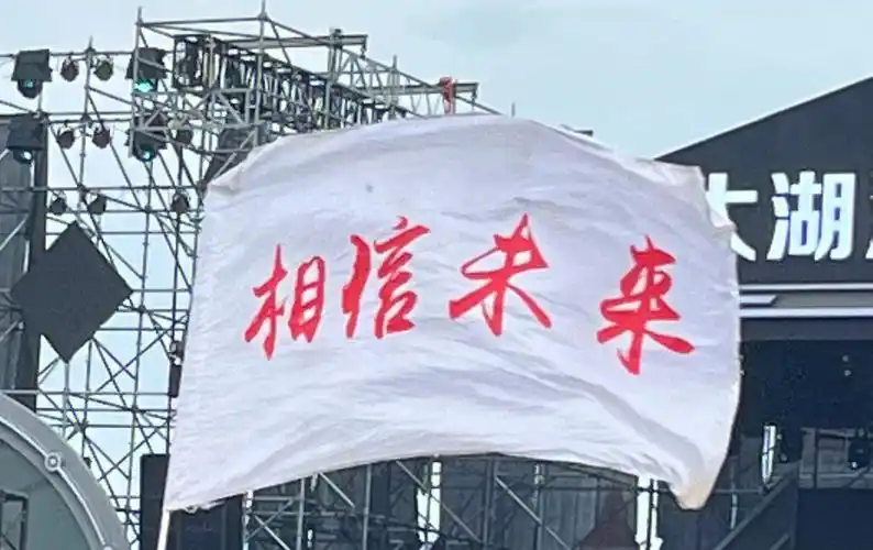 太湖湾音乐节 那些好看的旗帜们