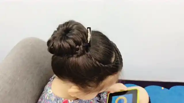 岚岚小辫子女童编发 六一儿童节舞台编发舞蹈发型