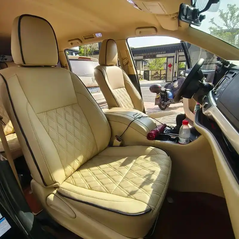 分享丰田汉兰达内饰改装效果