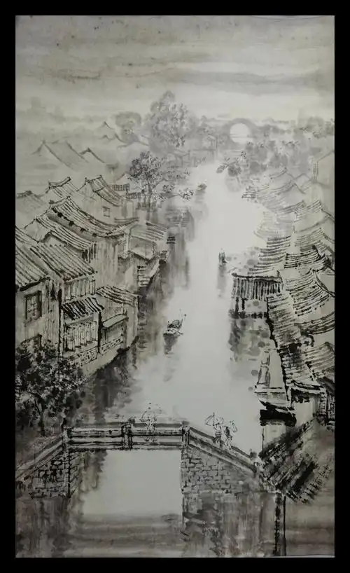 中国国家画院邹明导师"山水画(新水墨)高研班"写生江南西塘古镇