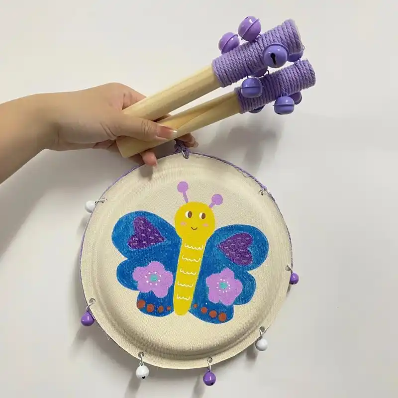 幼儿园自制手工乐器 又是做完不想上交想自留系列