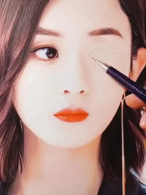 半夜不睡觉素描人像赵丽颖