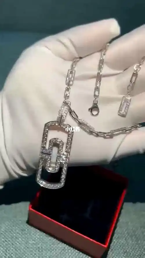 宝格丽回形针项链