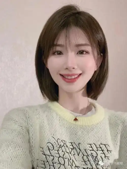 2022必剪超a"齐肩短发"显身材还减龄