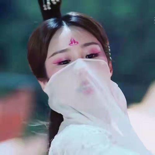 面纱古风古风雪纺面纱汉服遮面蒙面防晒仙女古装纱巾面帘美女蒙面纱巾