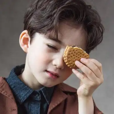 可爱的中国小男孩