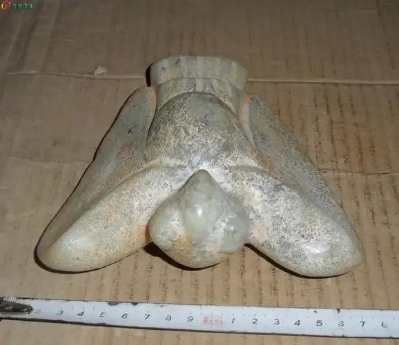 玉鹰摆件老玉高古玉器红山文化玉器老玉器