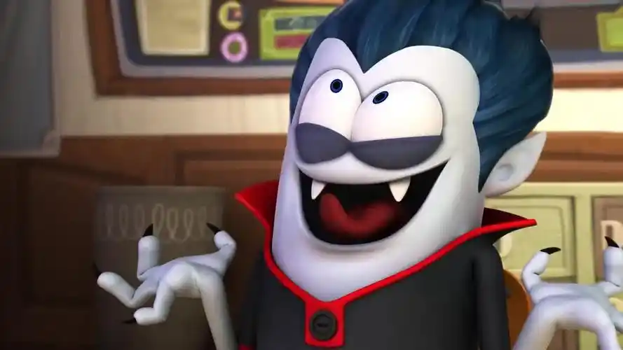 《妖怪学院》蓝毛怪怎么一脸满足的样子?