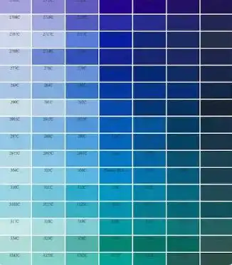 蓝色所有色系色卡2