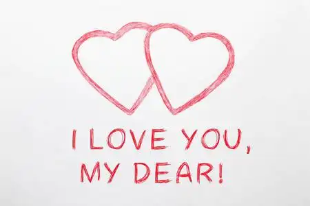 我爱你亲爱的照片