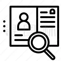 个人简历图标