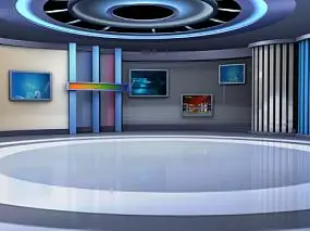 访谈背景 民生栏目 访谈 生活栏目 虚拟演播室 演播室 虚拟演播室抠像