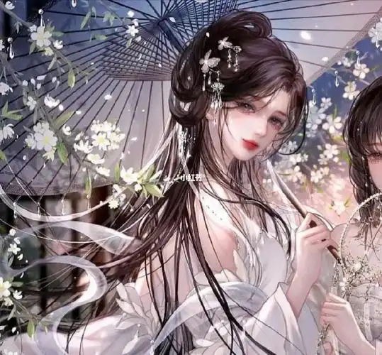 绝美古风闺蜜头像