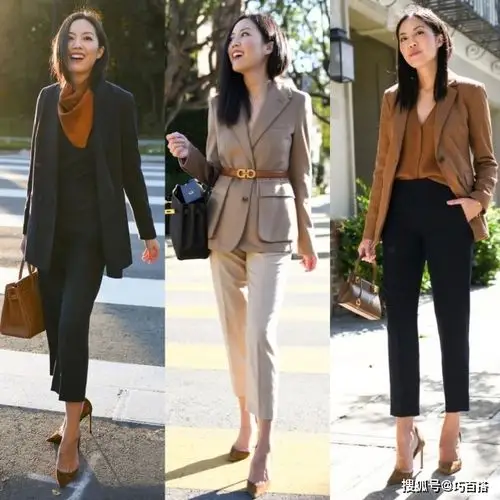 认真搞事业的女人最美小西装搭配合集让30的你优雅又高级
