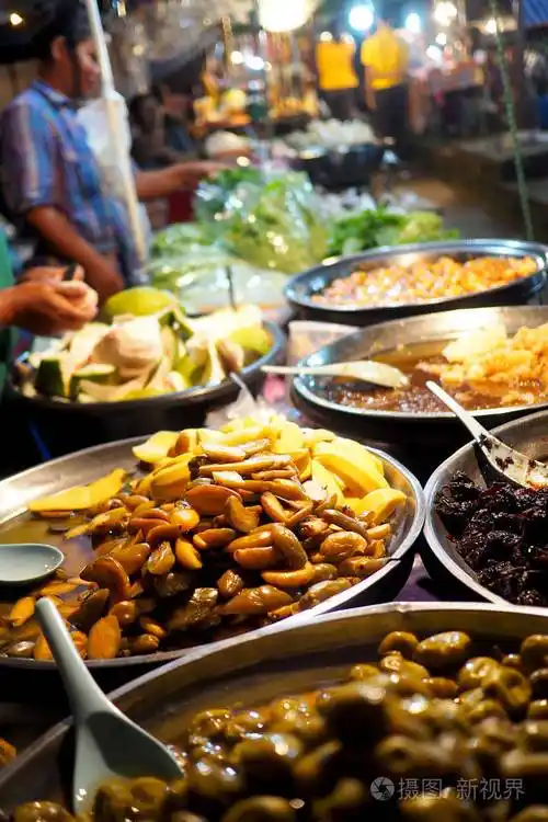 亚洲夜市大排档照片-正版商用图片0y6omb-摄图新视界