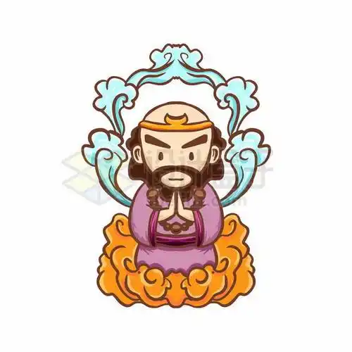 卡通沙僧沙和尚西游记神话人物3517628矢量图片免抠素材