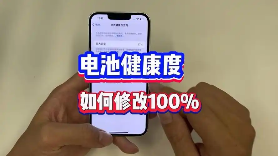 苹果手机修改电池健康100%! #手机 #电池健康 #学废了么