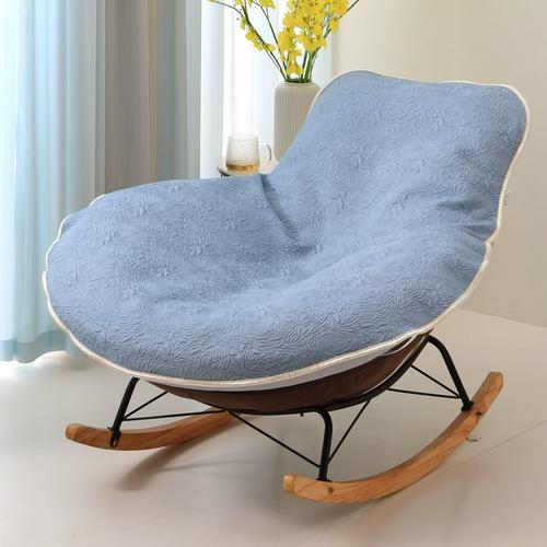 凉感冰丝夏季摇摇椅躺椅垫子夏天凉垫坐垫网红龙虾椅套凉垫垫透气