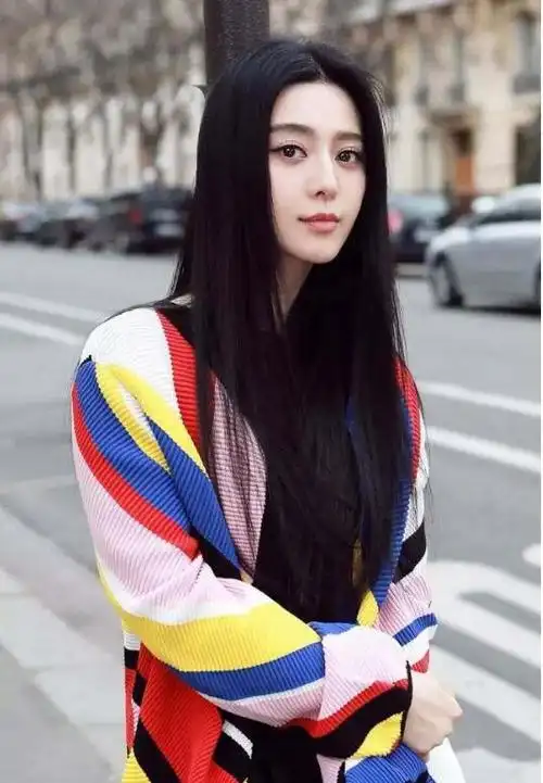 范冰冰中学旧照 真是从小美到大