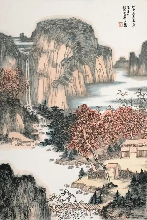 中国美术家协会会员王宁山水画作品欣赏