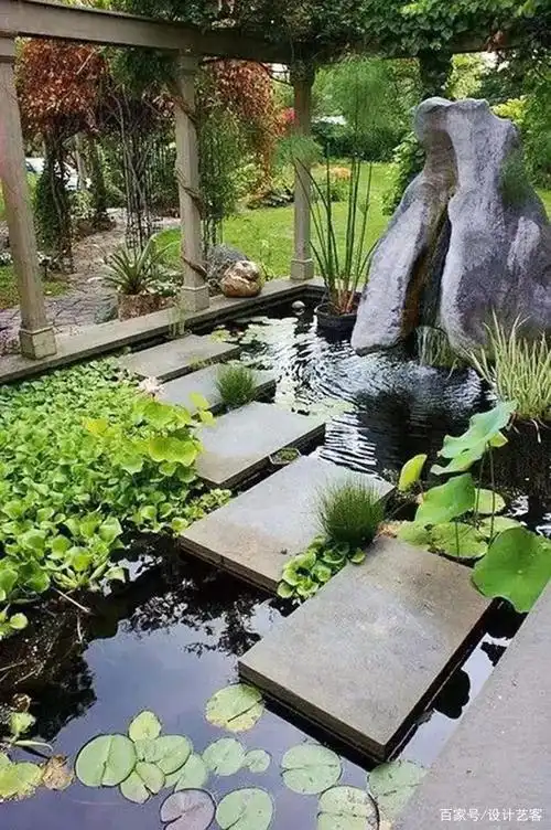 庭院里有了水系,生活才会和谐,环境才会有灵气!