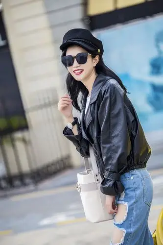 实拍秋季皮衣女外套2018新款韩版修身pu机车原宿风短款女装皮夹克