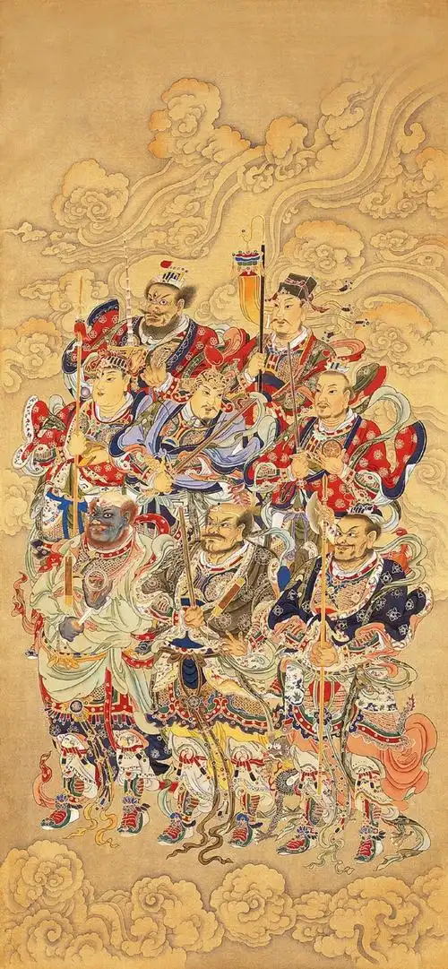 jpg道教神像传统绘画