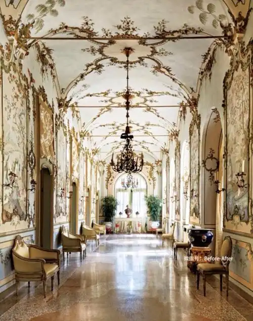 法式宫廷风格带有与生俱来的贵族宫廷色彩,奢华的金色,浓郁的油画