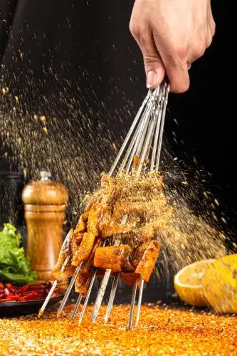 烤熟筋肉串 熟筋 烧烤