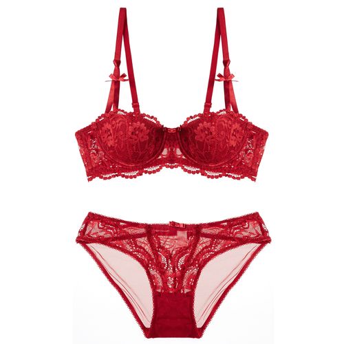 超薄衣大内衣女士套装文胸薄款半杯性感小胸文胸