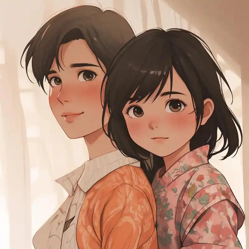 90全家福卡通头像大放送95 亲们,想换个新鲜又有趣的全家福头像吗