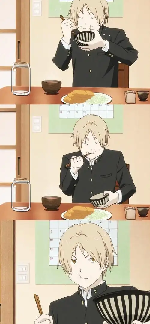 多彩壁纸543期|夏目友人帐卡通三格拼接壁纸