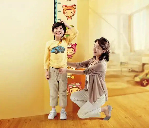 【小额批发】儿童幼儿园测身高尺 ay605 可移除卡通身高贴45*60cm