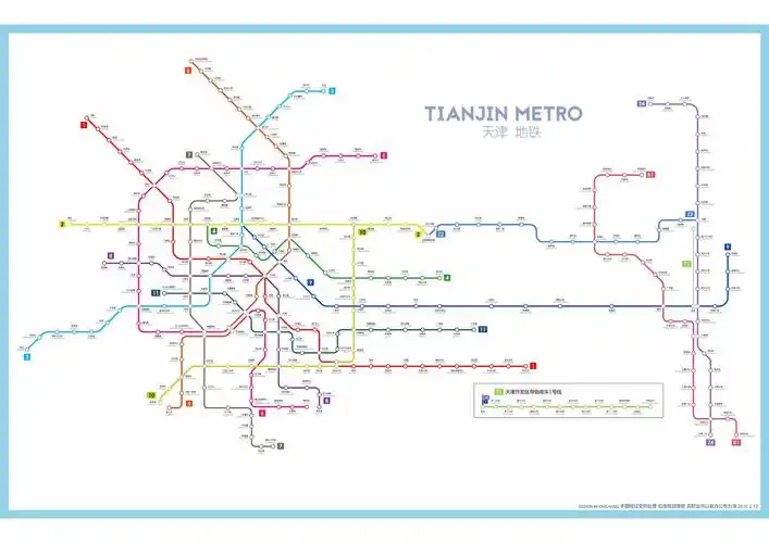 天津2020城市轨道交通规划图