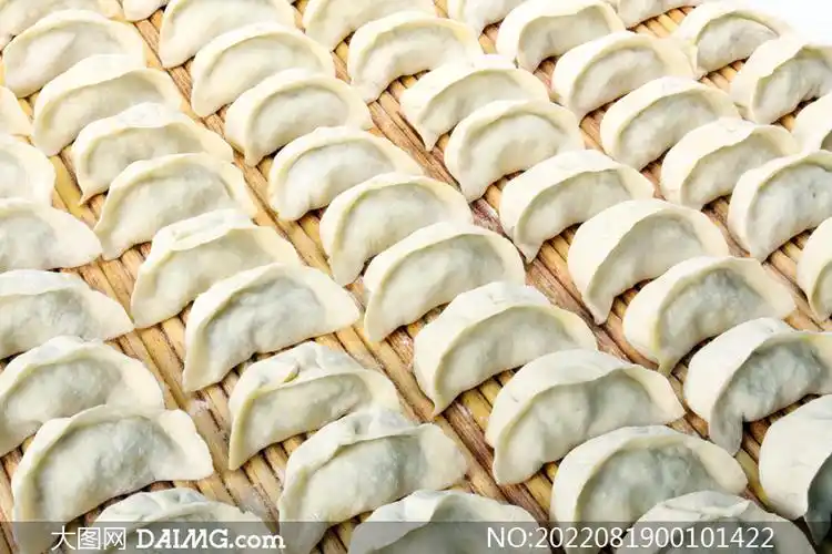 中式传统手工水饺摄影图片_大图网图片素材