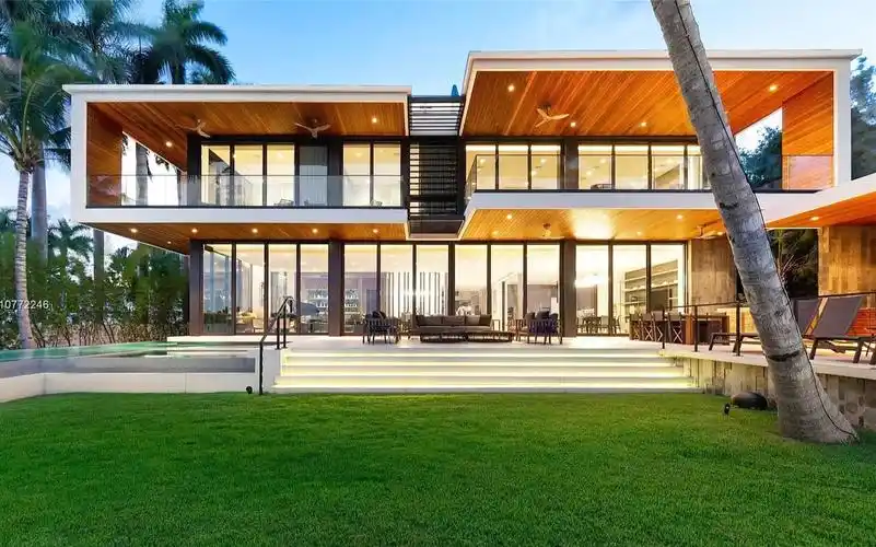 luxury home67 4k / 迈阿密现代滨水豪宅~15 palm ave, miami beach