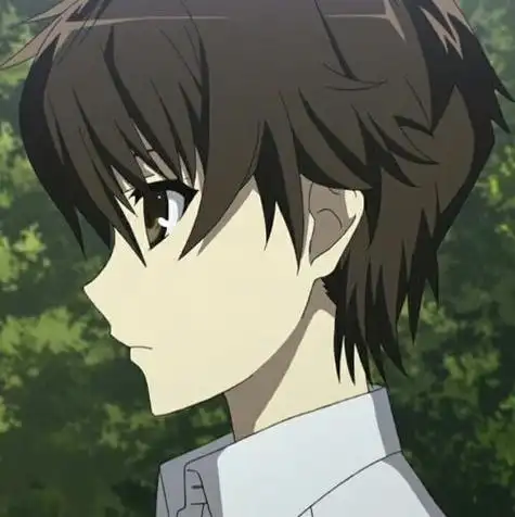 动漫男头像侧脸