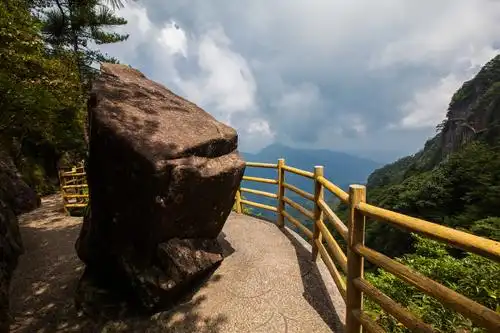 江西省武功山,明月山风景名胜区风光.
