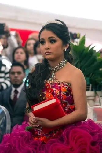 圣路易斯波托西州,rubiibarra在自己的15岁生日派对上迎来了众多宾客