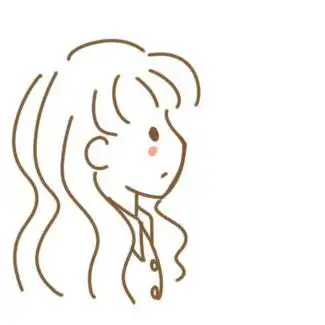 动漫小女孩简笔画侧颜