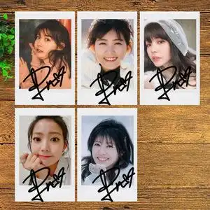 火箭少女101 赖美云 签名照 亲笔签名 3寸拍立得 明星签名 5款