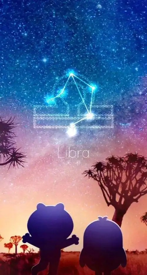 十二星座星空图梦幻