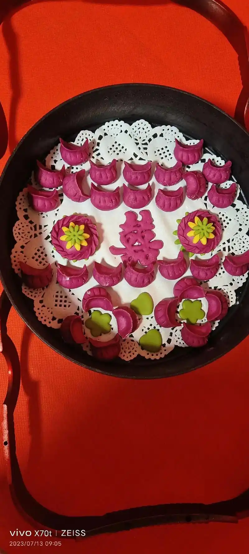 手工制作喜饺子和喜馒头!#这家店回头客 - 抖音