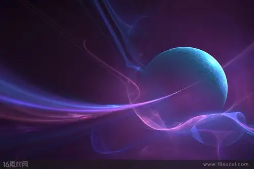 蓝紫色造型概念高清图片